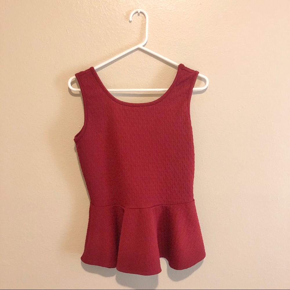 A’GACI Peplum, Houndstooth blouse